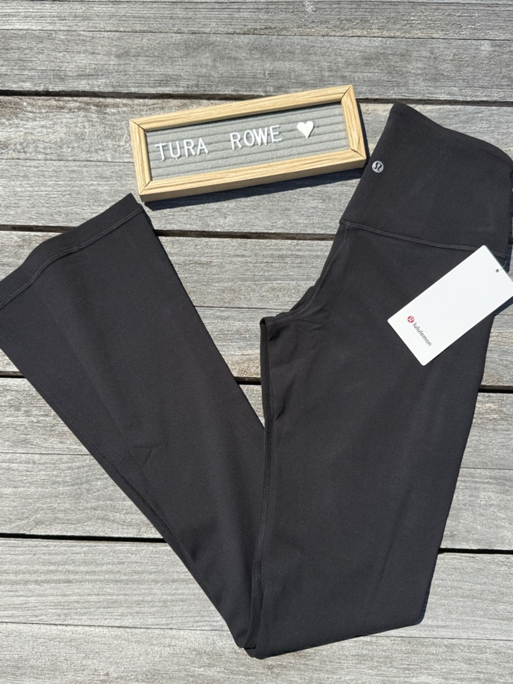 Lululemon Align High-Rise Mini Flare Pant 32" Black size 6 NWT